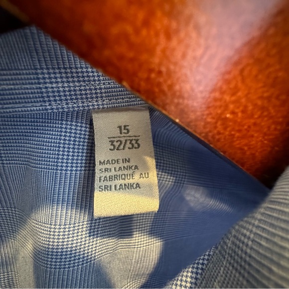 Nordstrom Rack, trim fit, 15/32-33, blue, button down shirt - Picture 5 of 6